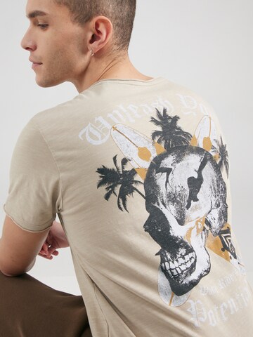 Key Largo T-Shirt 'POTENTIAL' in Beige