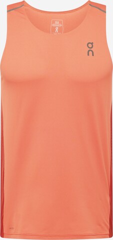 On Performance Shirt in Orange: front