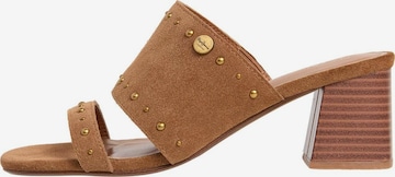 Sandales 'CARISSE' Pepe Jeans en marron : devant