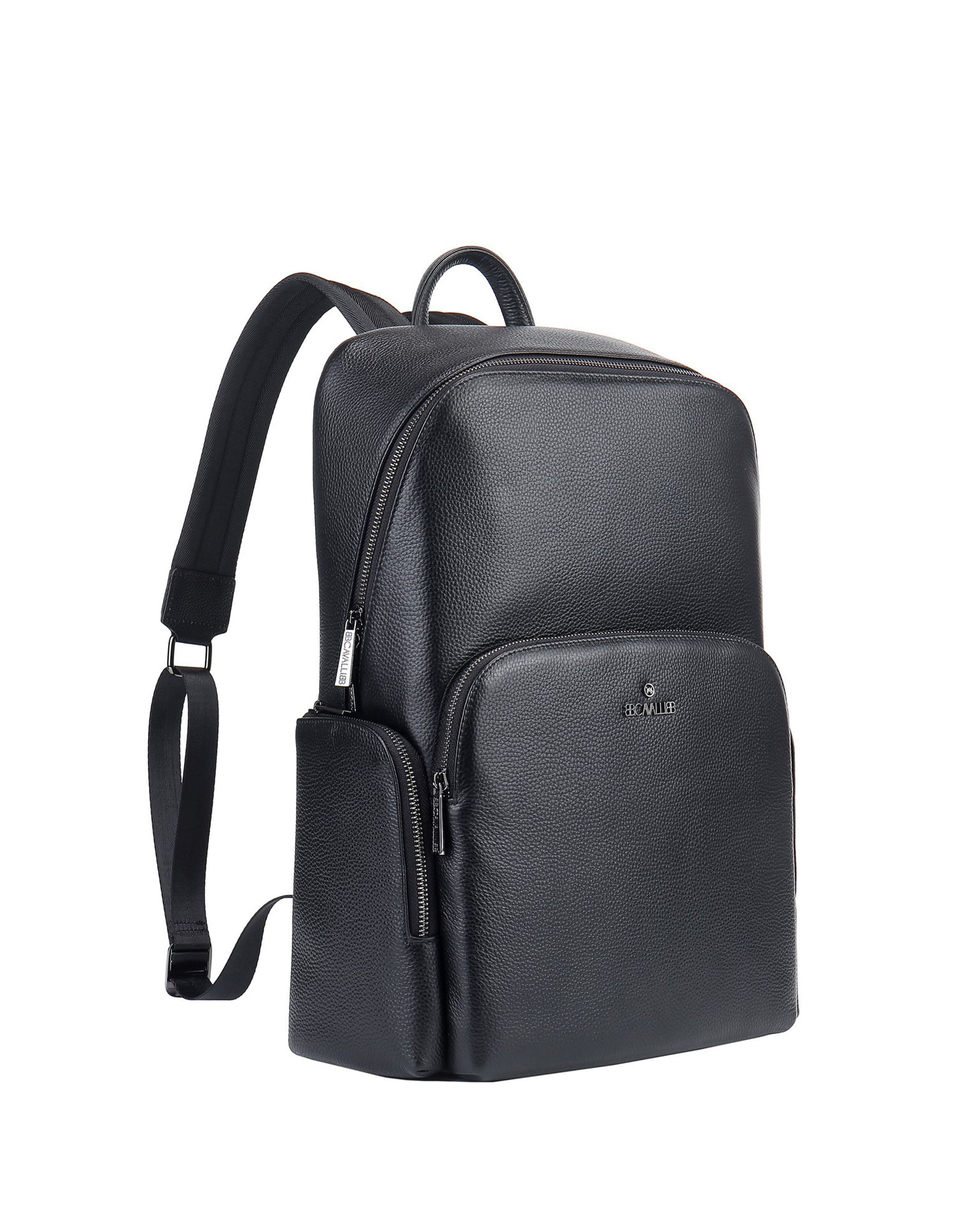 B Cavalli B Rucksack in Schwarz: Vorderseite