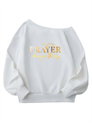 GORHEY Sweatshirt in White: front