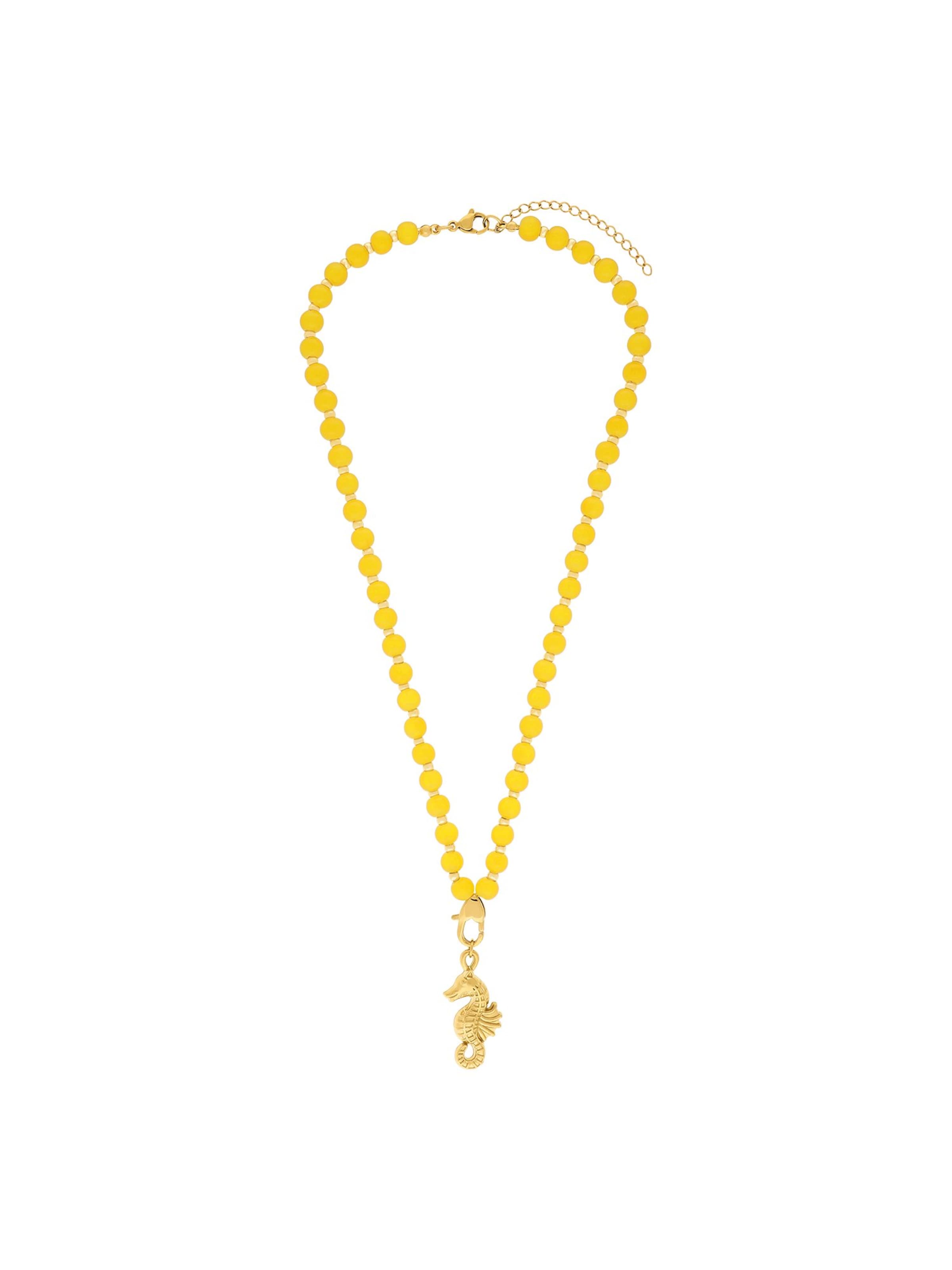Lucardi Necklace in Gold: front