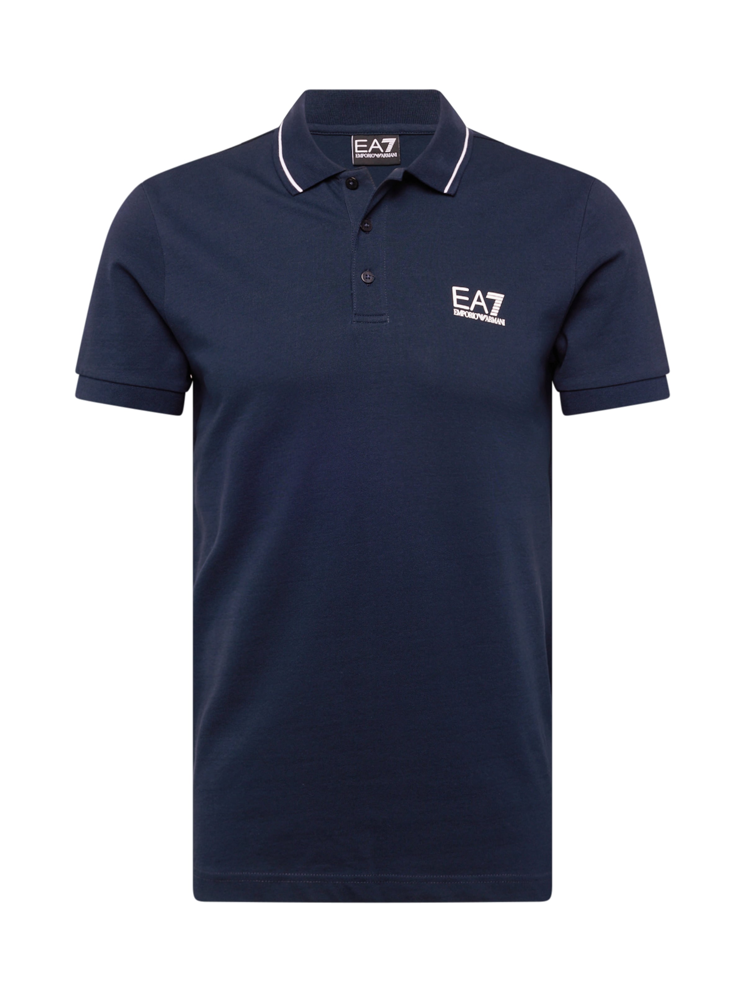 EA7 Emporio Armani Μπλουζάκι 'Core Identity' σε μπλε: μπροστά