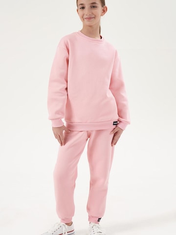 LOUIS LECLER Joggingpak 'Sofia' in Roze