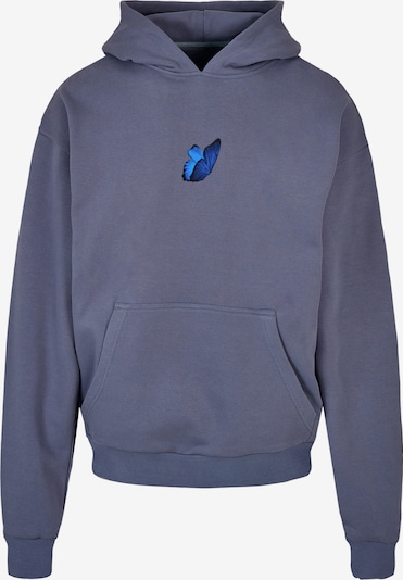 MT Upscale Sweatshirt 'Le Papillon' in Blue / Sapphire / Grey / White, Item view