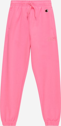 Champion Authentic Athletic Apparel - Loosefit Calças em rosa: frente