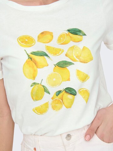 T-shirt 'JDYKITTY' JDY en blanc
