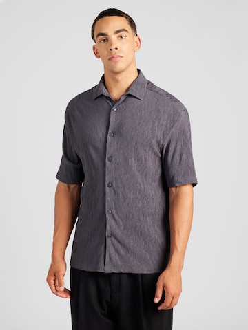 TOPMAN Regular fit Skjorta i grå: framsida