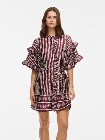 VILA Blousejurk in Rood: voorkant
