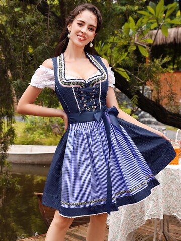 Yesfashion Dirndl‌‌‌‌‌‌‌‌‌‌ in Blau