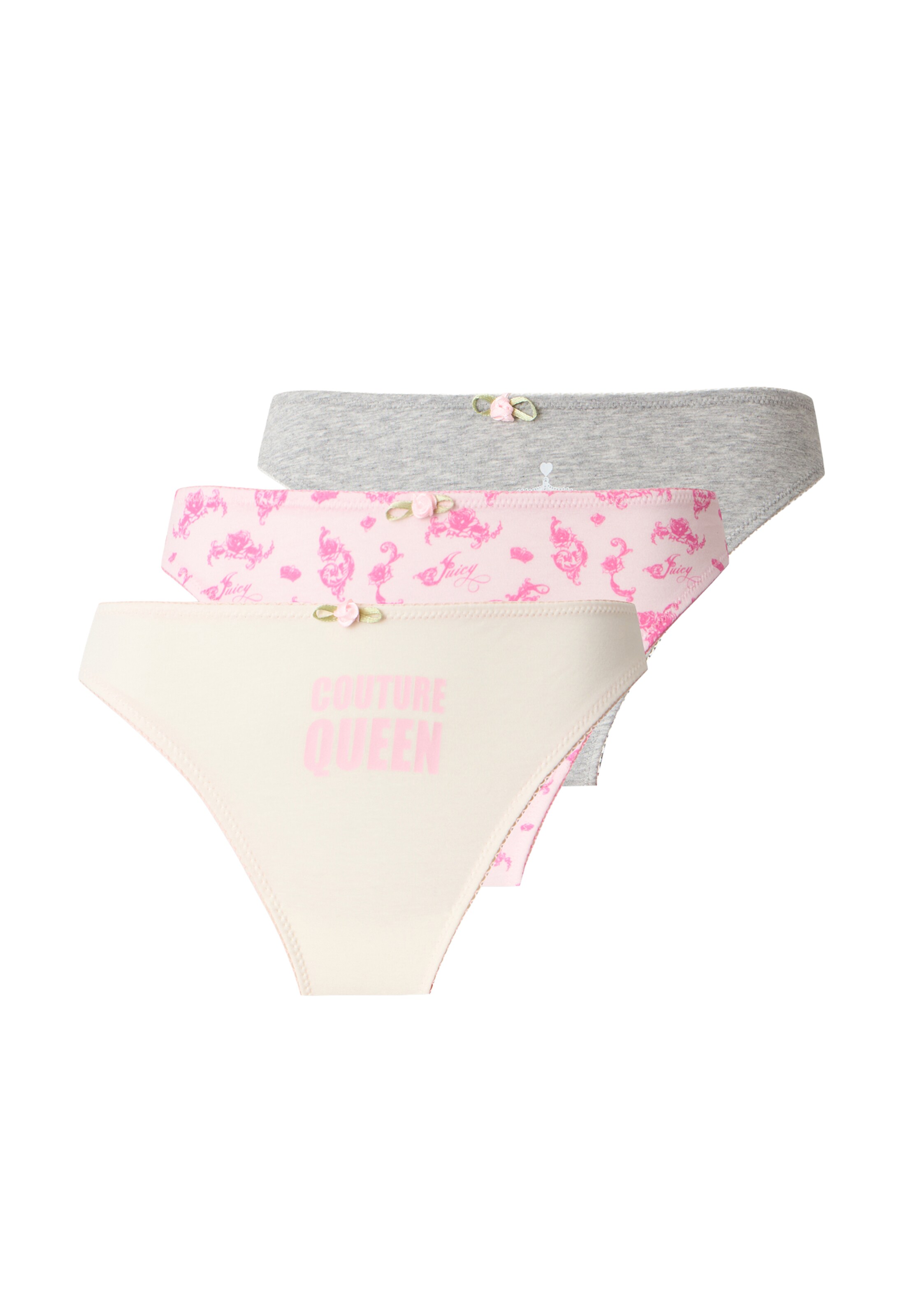 Juicy CoutureTanga gaćice 'COUTURE QUEEN' - miks boja boja: prednji dio