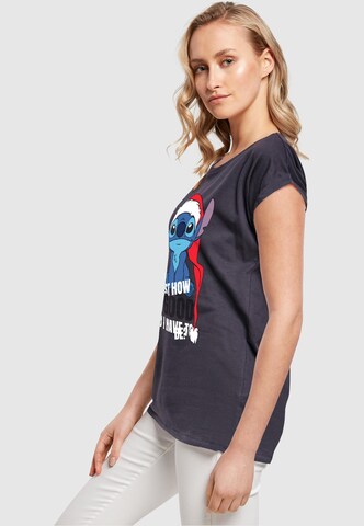 ABSOLUTE CULT Shirt 'Lilo And Stitch - Just How Good' in Blauw