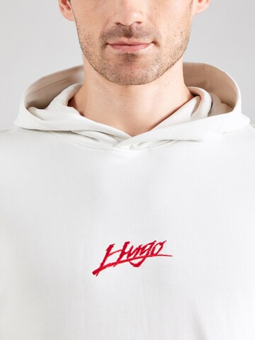 HUGO Sweatshirt 'Dlogolong' in Beige