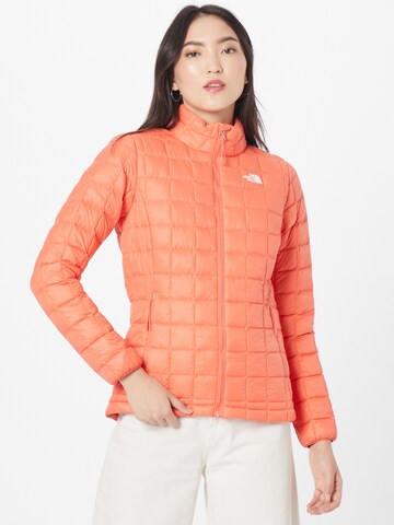 THE NORTH FACE - Casaco outdoor em laranja: frente