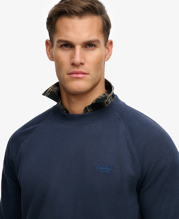 Sweat-shirt 'Essential' Superdry en bleu