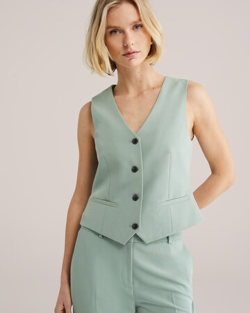 Gilet WE Fashion en vert : devant