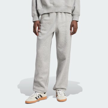 ADIDAS ORIGINALS Tapered Trousers 'Essentials' in Grey: front