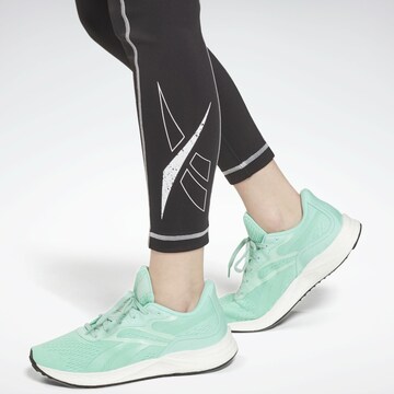 Reebok Skinny Sportbroek in Zwart