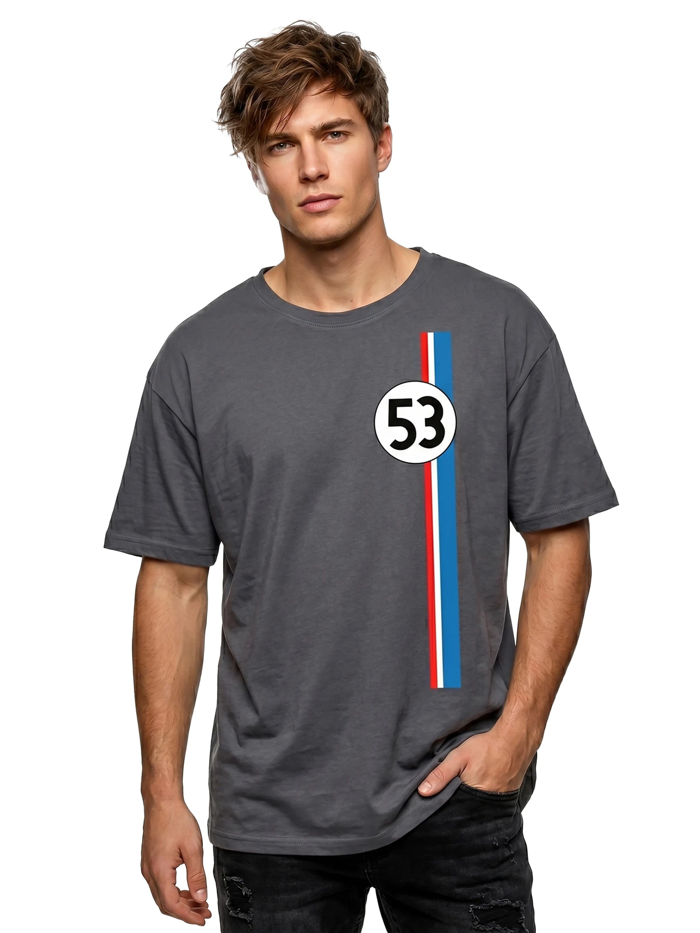 MAKAYA Shirt 'Herb-ie 53' in Grey
