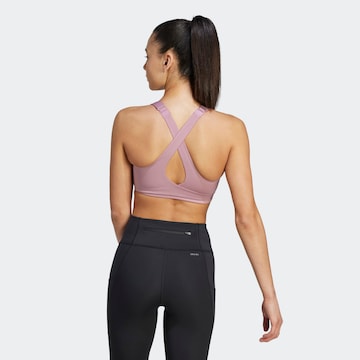 ADIDAS PERFORMANCE Bustier Sport bh 'Collective Power Fastimpact Luxe' in Roze