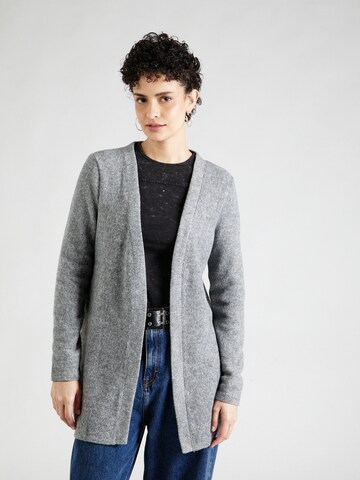 VERO MODA Knit cardigan 'BLIS' in Grey: front