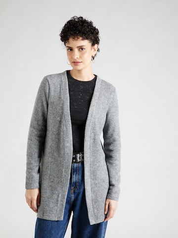 VERO MODA Knit Cardigan 'BLIS' in Grey: front