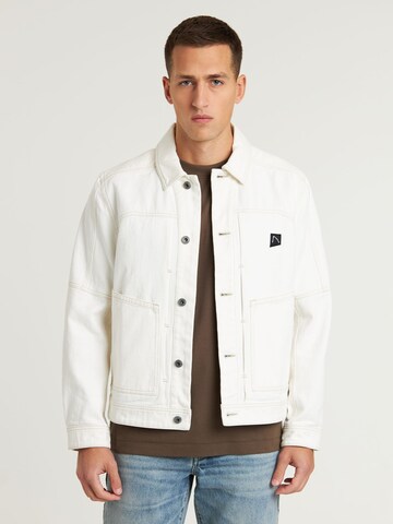 CHASIN' Tussenjas 'Atom Jacket' in Wit: voorkant