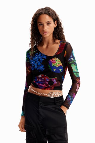 T-shirt Desigual en noir : devant