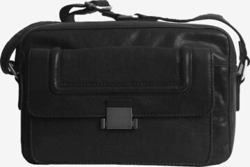 margelisch Schoudertas 'Ebel 1' in Zwart: voorkant