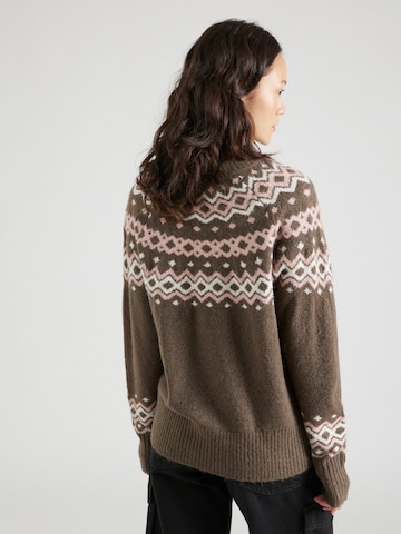Freequent Sweter 'MERLA' w kolorze brązowy