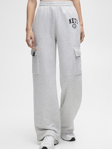 Loosefit Pantalon cargo Pull&Bear en gris