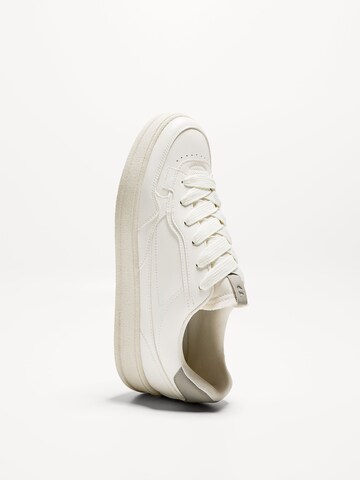 Bershka Platform trainers in White