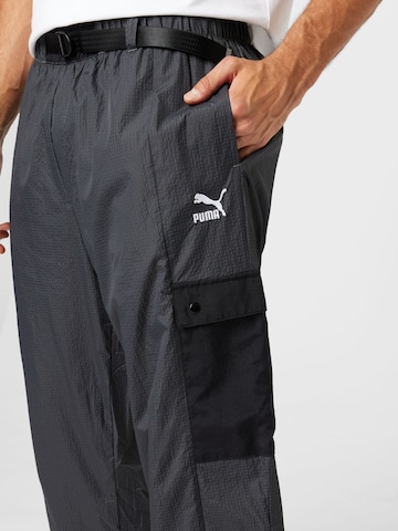 PUMA Loose fit Cargo Pants 'SWxP' in Grey