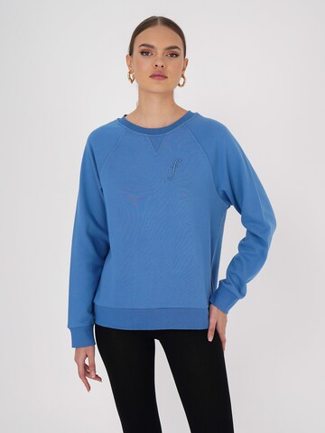 FRESHLIONS Oversized Sweater in Blue: front