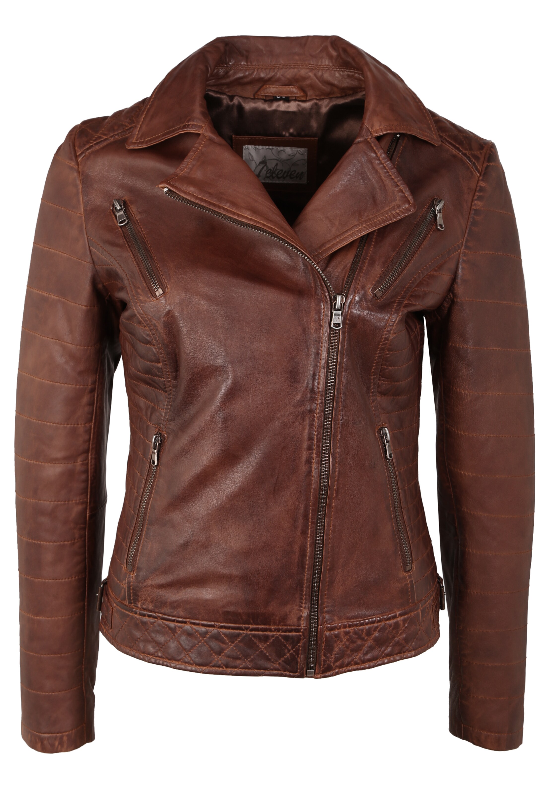 7ELEVEN Between-Season Jacket 'Locky' in Brown: front