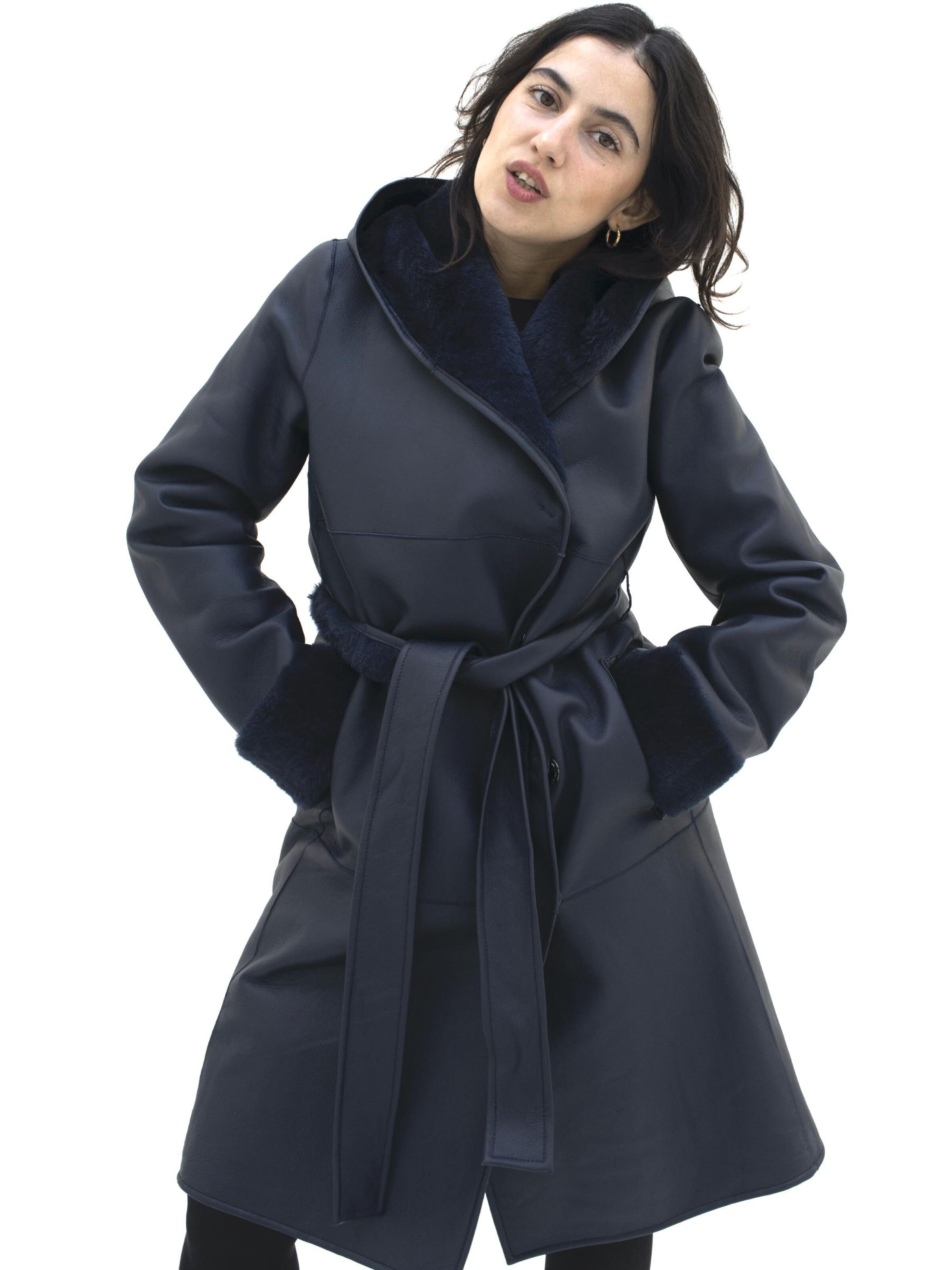 Just things we like - Abrigo de invierno 'IZUMI' en azul: frente