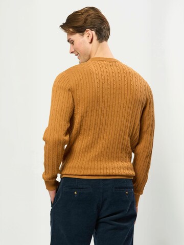 U.S. POLO ASSN. Sweter ' UMMads ' w kolorze brązowy