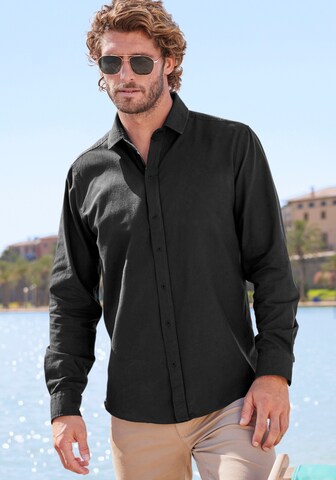 Regular fit Camicia di JOHN DEVIN in nero