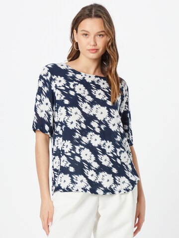 ICHI Blouse 'MARRAKECH' in Blauw: voorkant