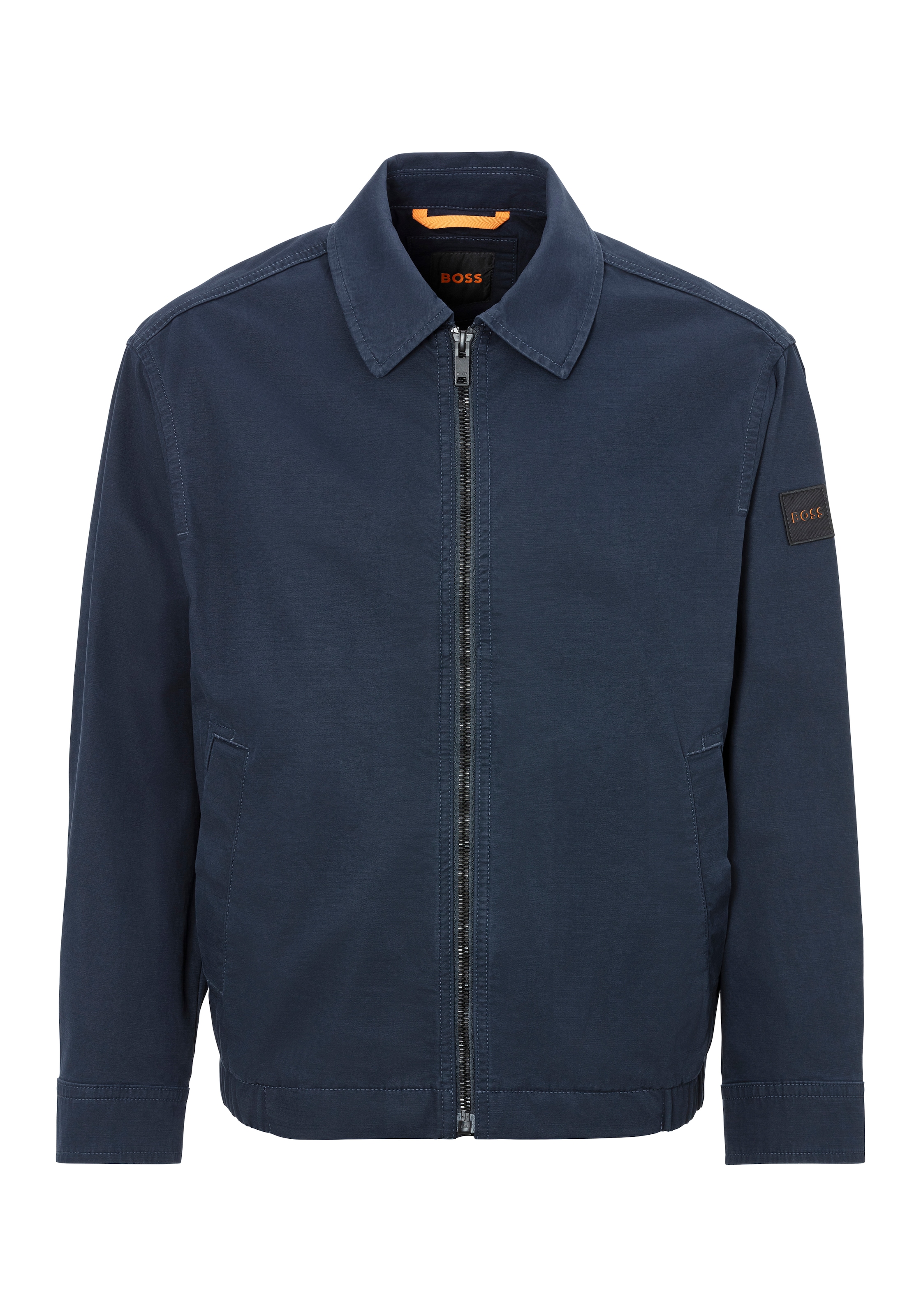 BOSS Between-Season Jacket in Blue: front