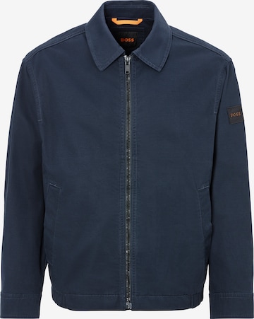 BOSS Orange Between-Season Jacket in Blue: front