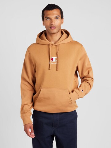 Champion Authentic Athletic Apparel Sweatshirt in Braun: Vorderseite