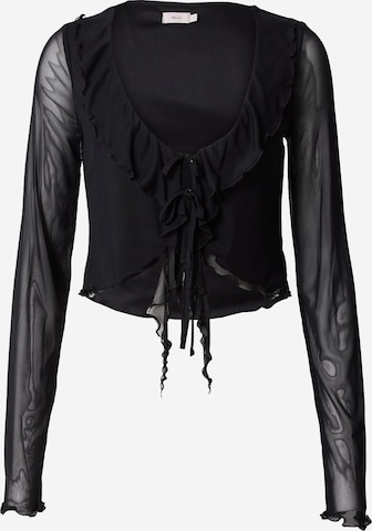 NLY by Nelly Blouse in Zwart: voorkant