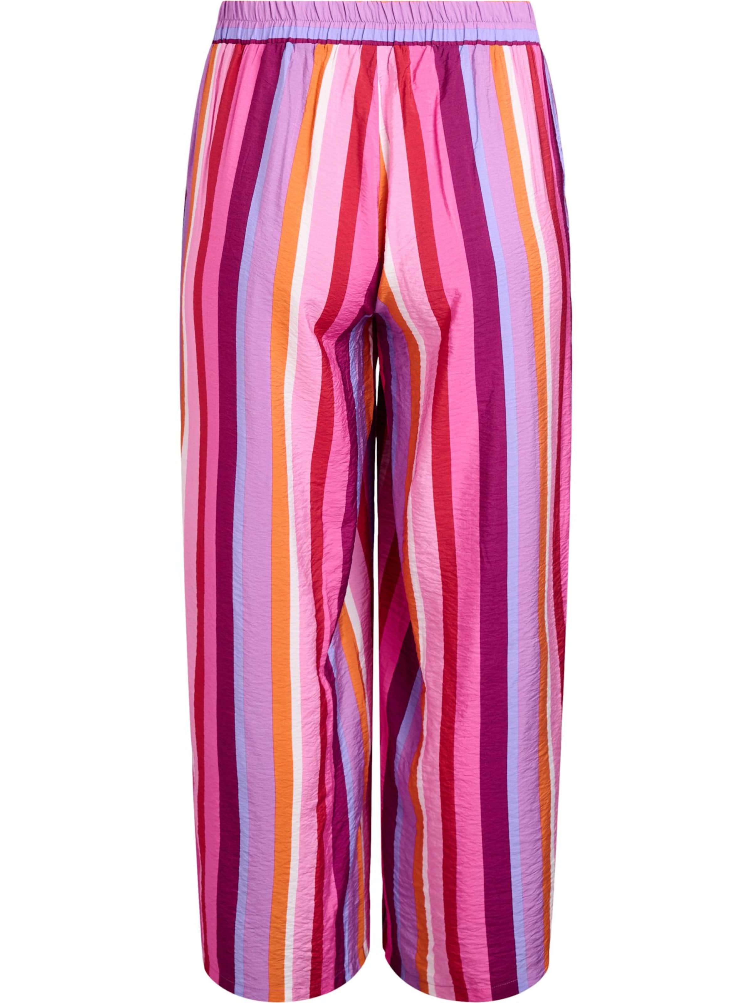 Zizzi Wide Leg Hose 'Efina' in Pink