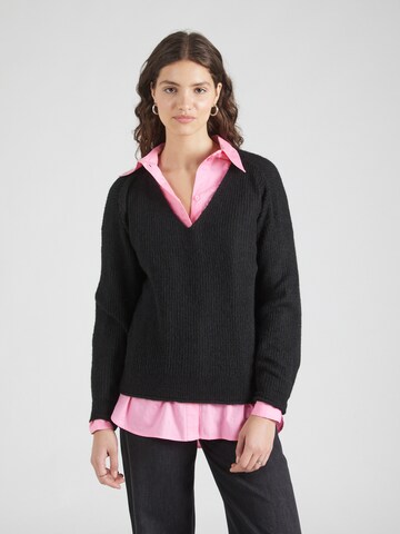 VERO MODA Sweater 'VMMILI' in Black: front