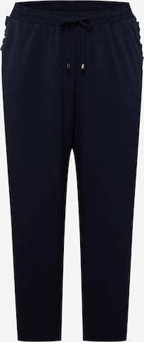 Zizzi Regular Pants 'MIBENA' in Blue: front