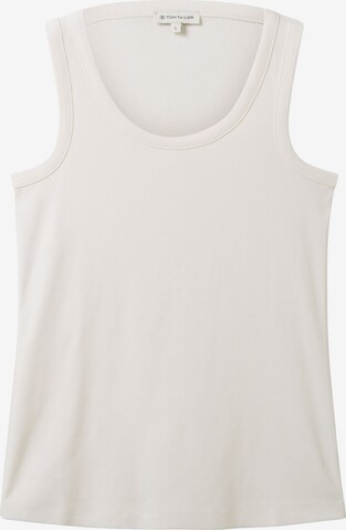 Top di TOM TAILOR in bianco: frontale