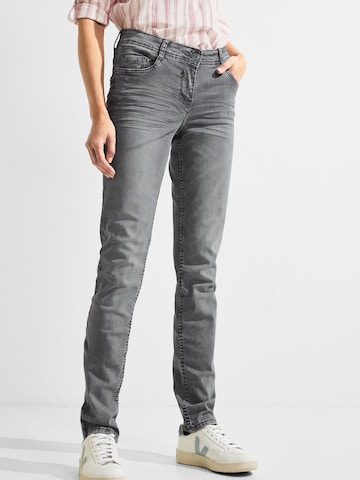 CECIL - Slimfit Vaquero en gris: frente