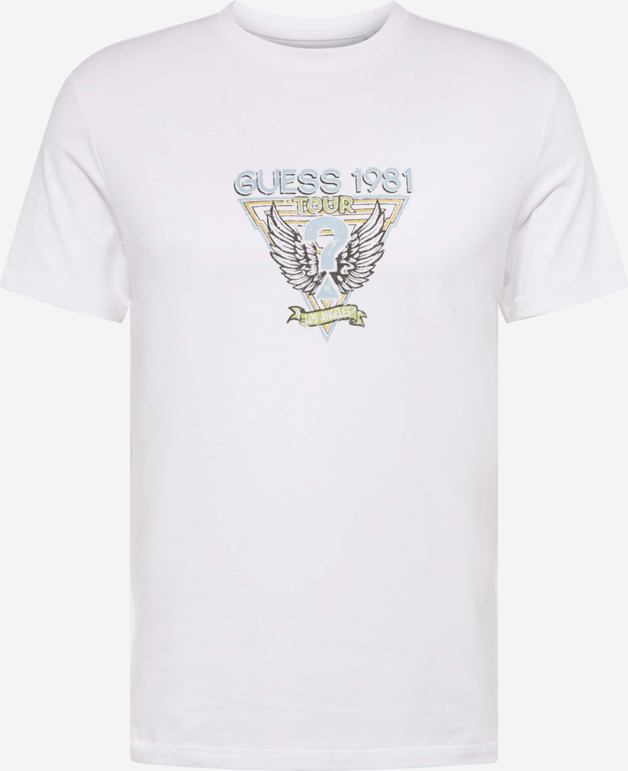 GUESS Shirt in White ABOUT YOU