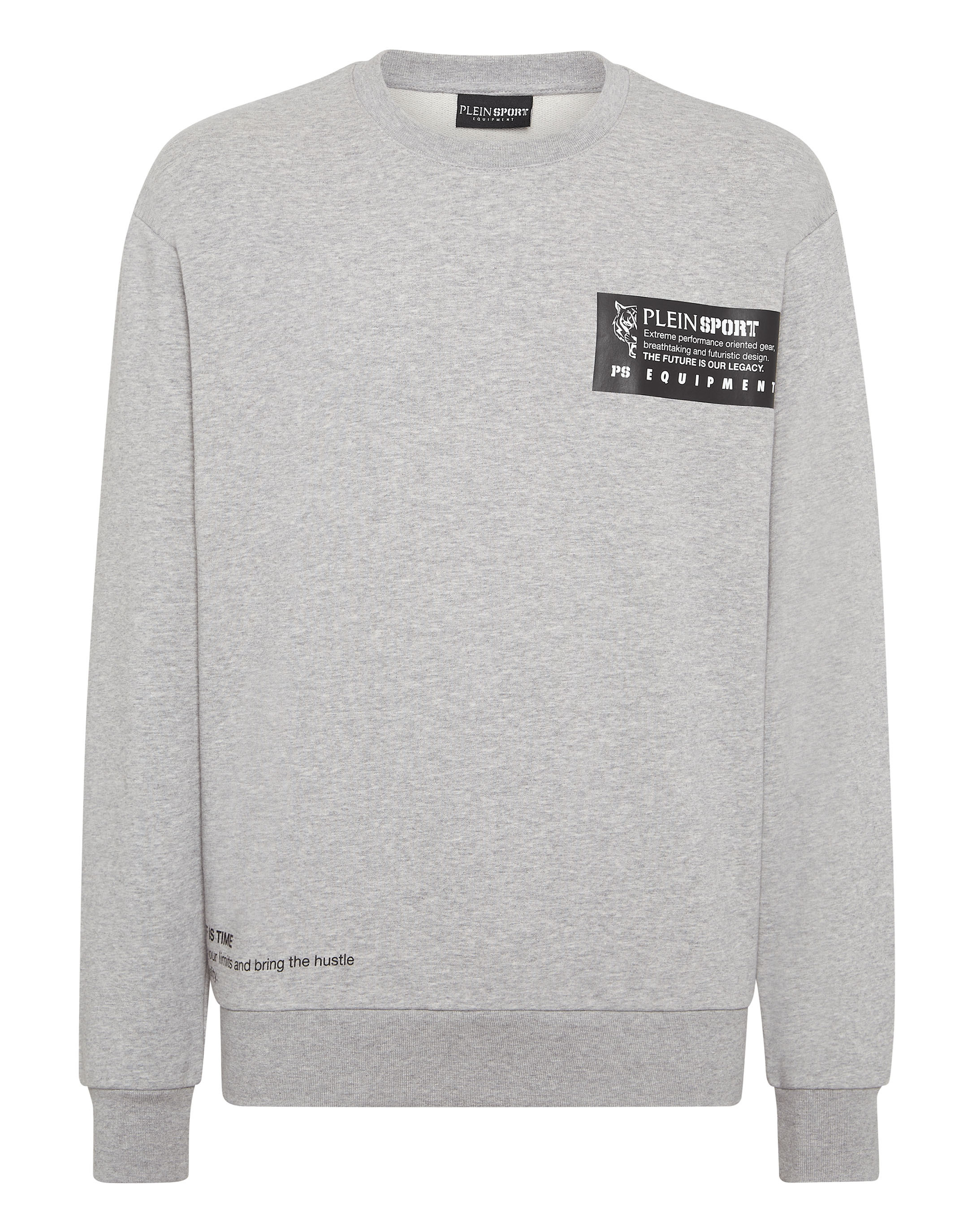 Felpa di Plein Sport in grigio: frontale